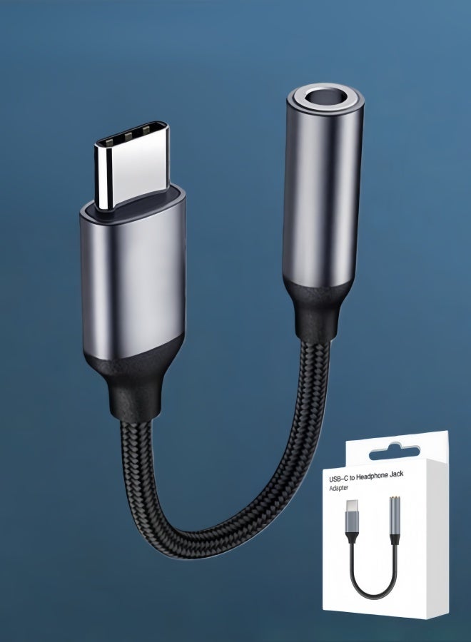 الصفحة الرئيسية محول سماعة رأس صوت رقمي من USB-C إلى 3.5 مم، متوافق مع iPhone 15/16/17 Plus/Pro Max و Samsung Galaxy S25 Ultra/S24/S23/S22 و Pixel 8/7/6/5 وطرازات أخرى - Image 1